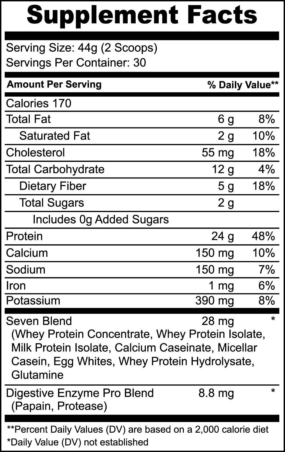 High Protein Meal Replacement (Vanilla)